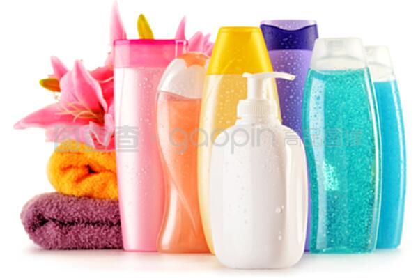 塑胶瓶的身体护理和美容产品